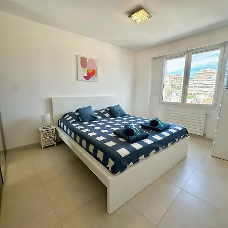 Apartamento Charming 2-bedroom With Sea View, Panoramic Balcony, Ac *