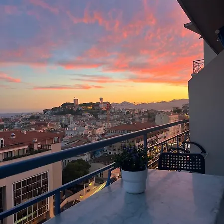 Charming 2-bedroom With Sea View, Panoramic Balcony, Ac * Cannes