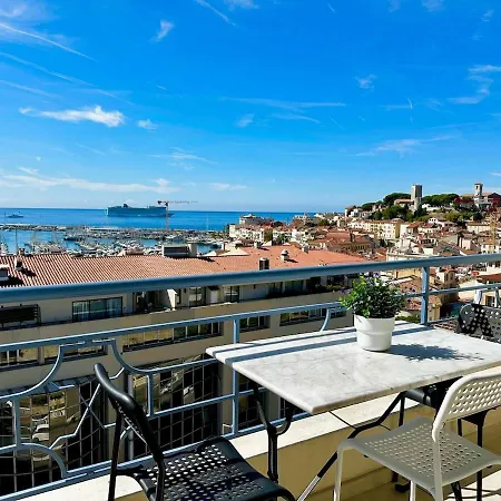Apartamento Charming 2-bedroom With Sea View, Panoramic Balcony, Ac *